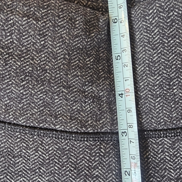 Lululemon Athletica Wunder Under Herringbone Black Gray Leggings Size 4 - Picture 5 of 11